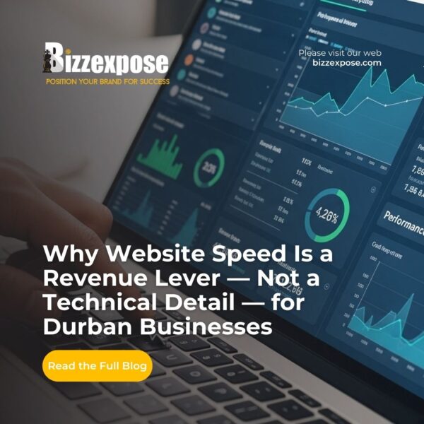 Why Website Speed Is a Revenue Lever — Not a Technical Detail — for Durban Businesses