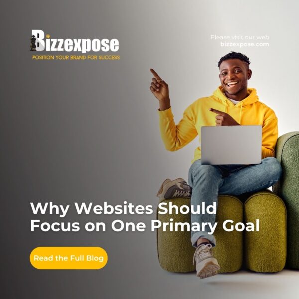Why Websites Should Focus on One Primary Goal